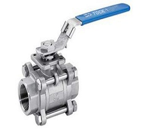 3PC ball valve with mounting pad 1000PSI
