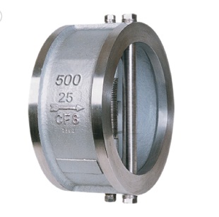 Wafer double disc check valve