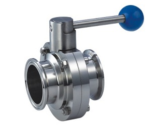 Sanitary Quick Installation Butterfly Valve