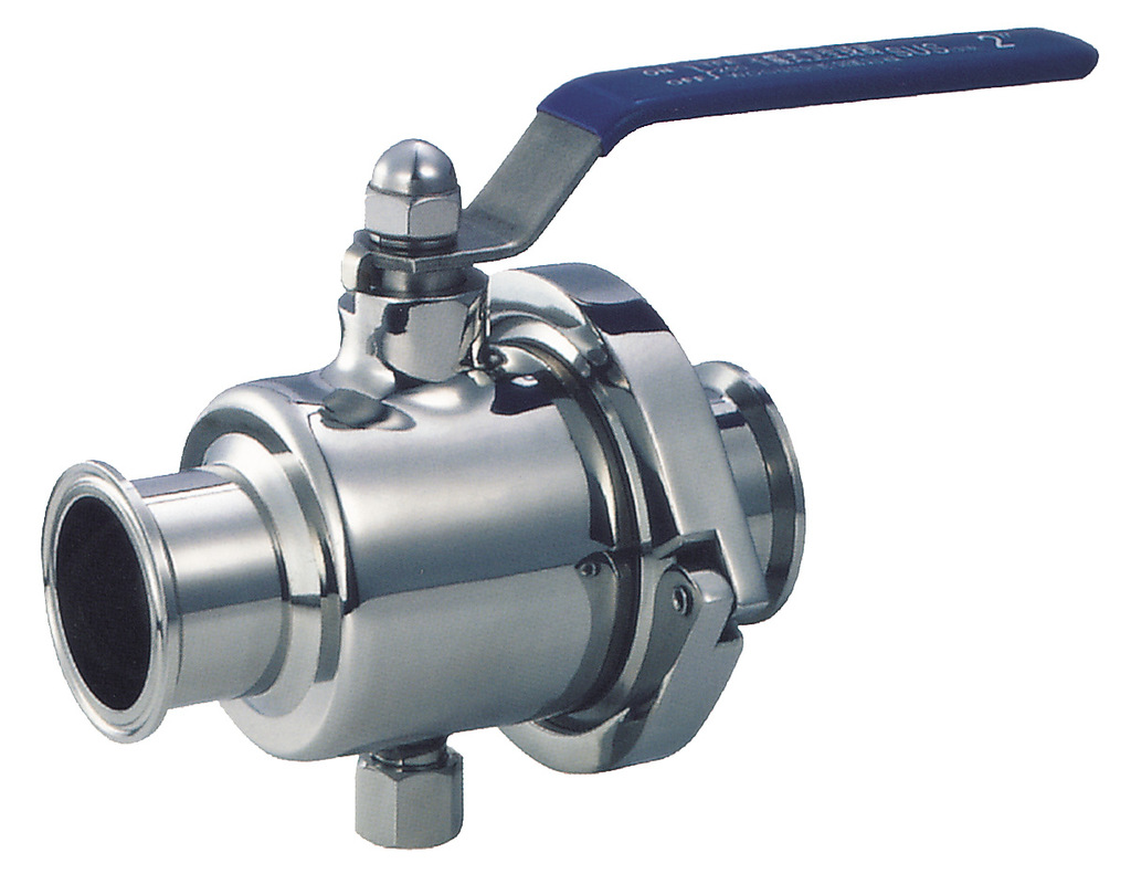 Clamped ball valve