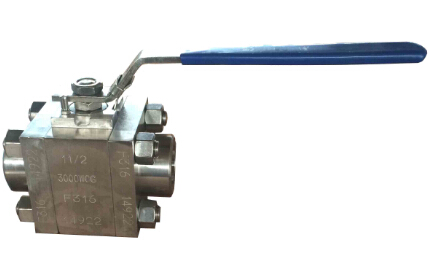 3PC forging ball valves-800LB-SS316